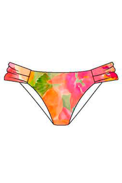 Sunshine 79 Utopia Garden Shirred Side Bikini Bottom